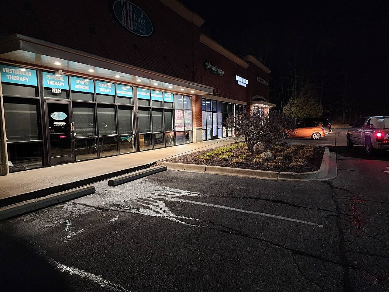 Physical therapy storefront cleaned overnight in Metro Detroit