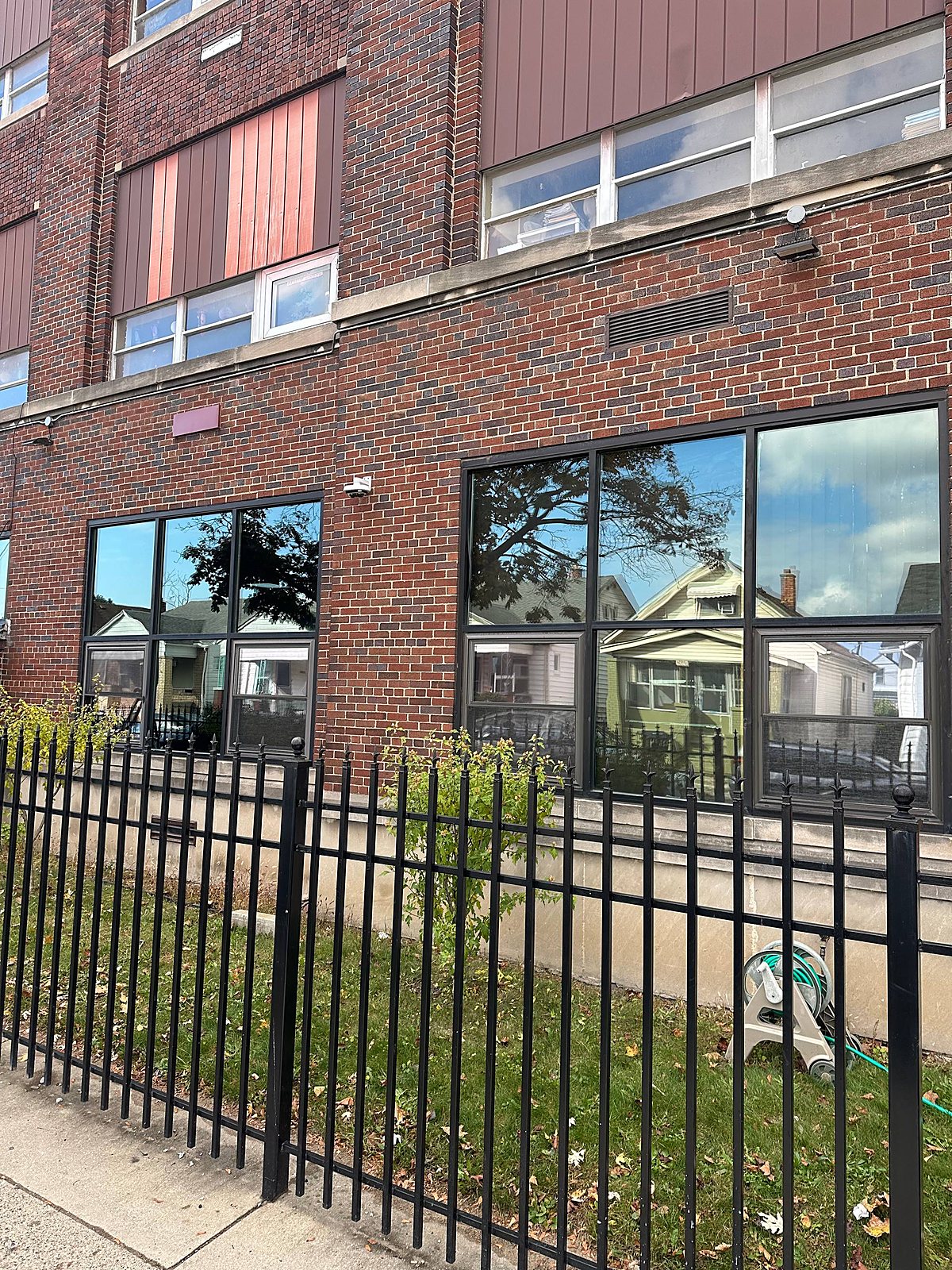 Commercial concrete and walkway pressure washed in Metro Detroit