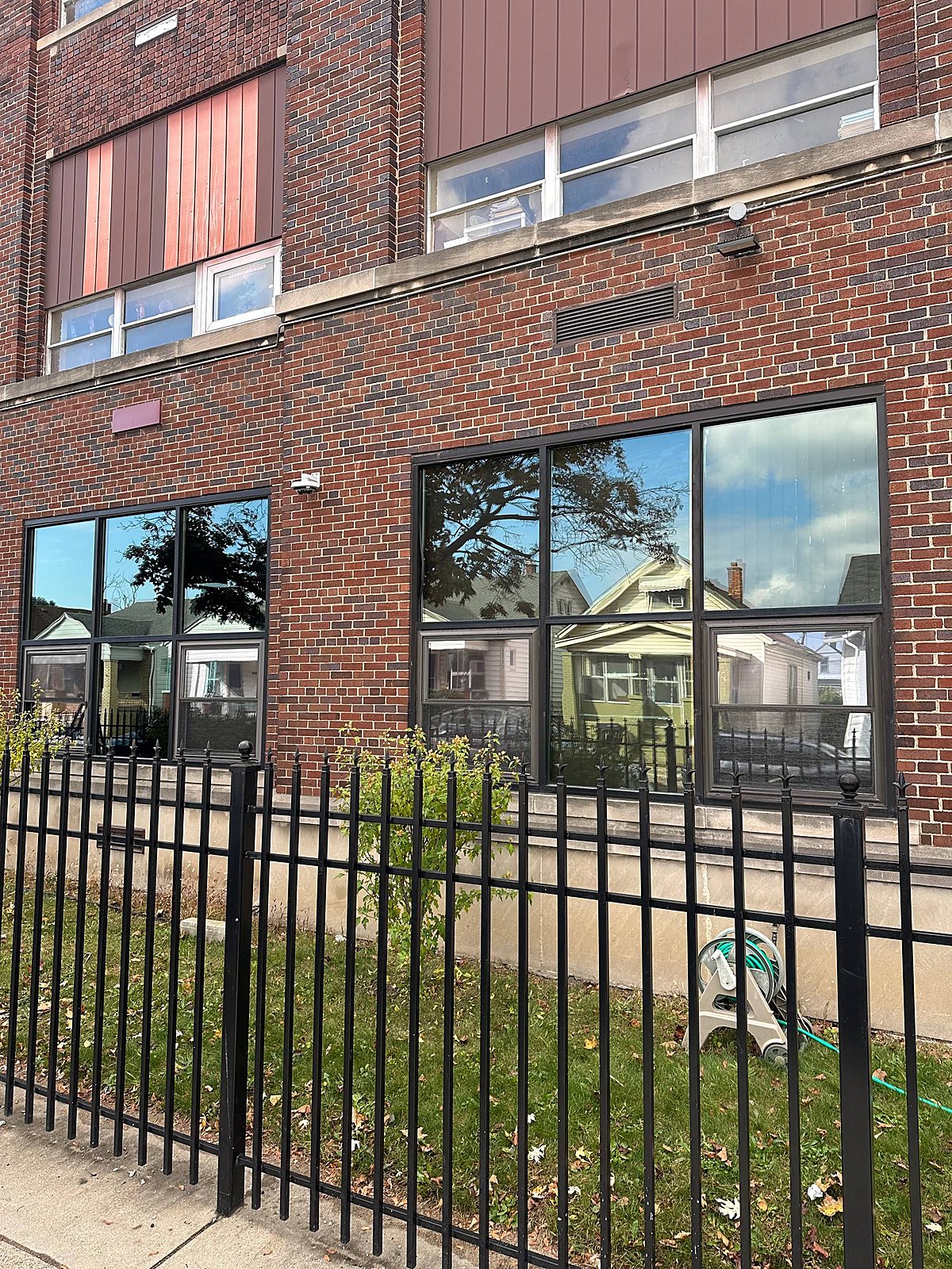 Commercial concrete and walkway pressure washed in Metro Detroit